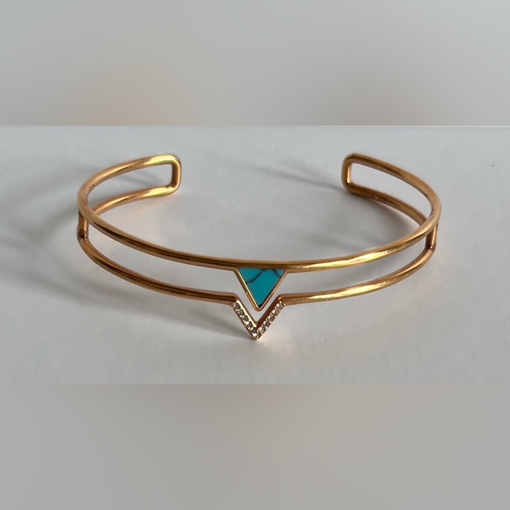 Fossil Turquoise Bangle Bracelet